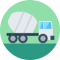 concrete mixer icon